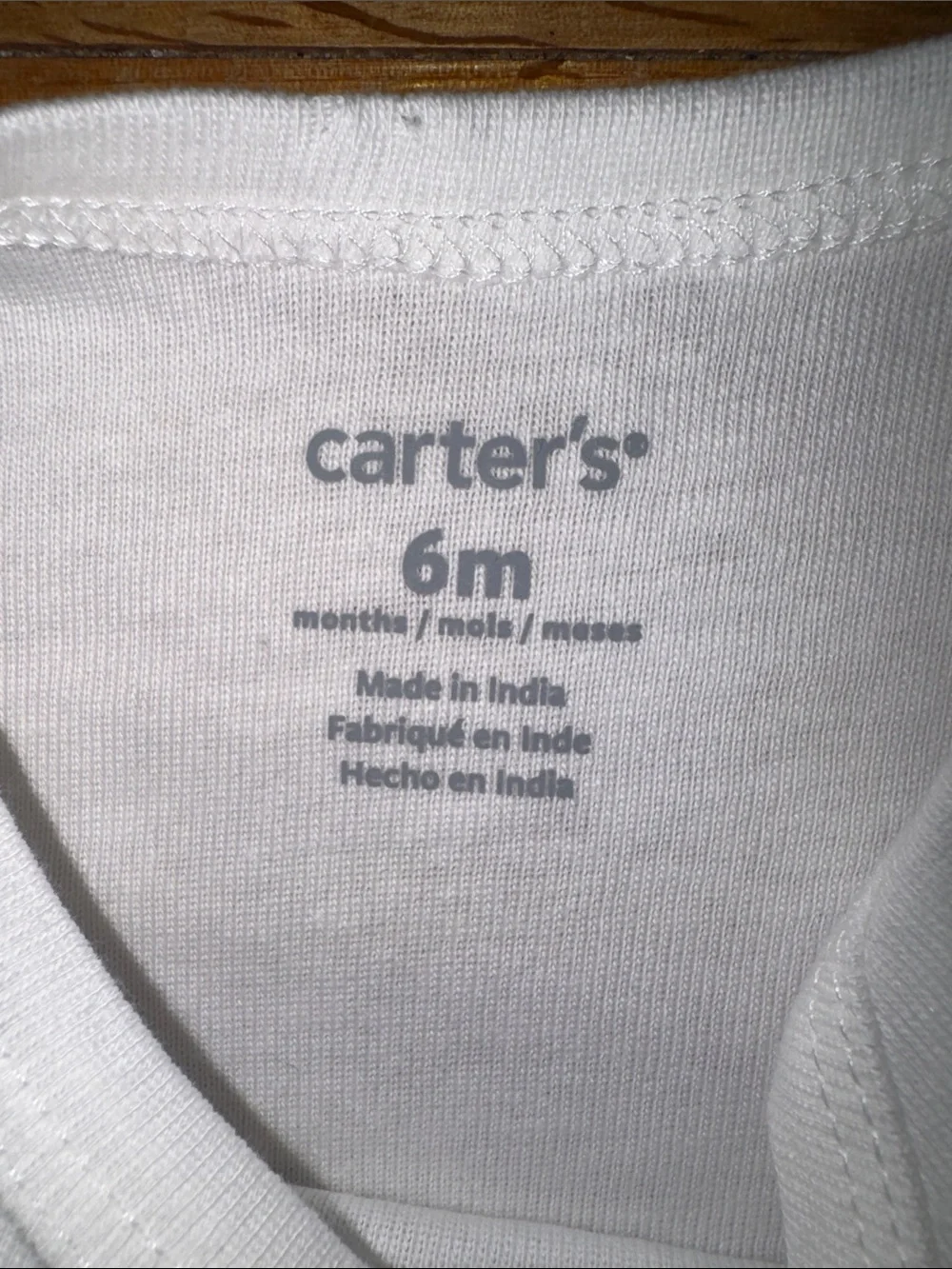 4 Carter's White Short-Sleeve Baby Onesie NEW NWOT